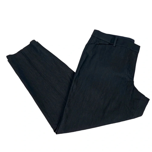 Talbots New Women’s 14 Hampshire Ankle Straight Leg Navy Blue Pant - Picture 1 of 11